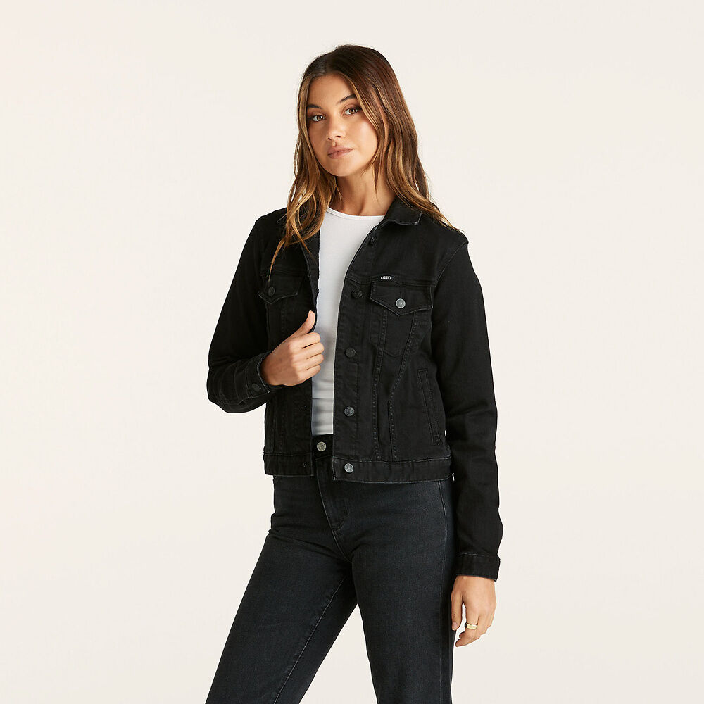 Essentials Black Denim Jacket & Jeans